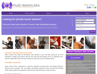 musiclessonsplus.org screenshot