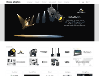 musiclightsitaly.com screenshot