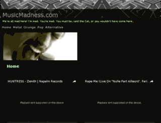 musicmadness.com screenshot