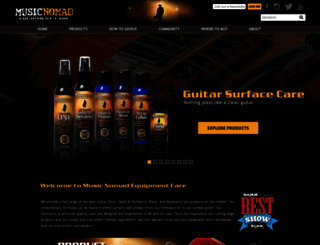 musicnomadcare.com screenshot