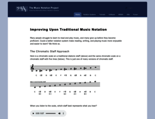 musicnotation.org screenshot
