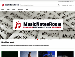 musicnotesroom.com screenshot