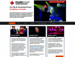 musicnowentertainment.com screenshot