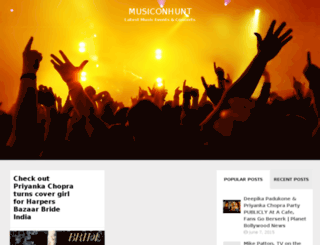 musiconhunt.com screenshot