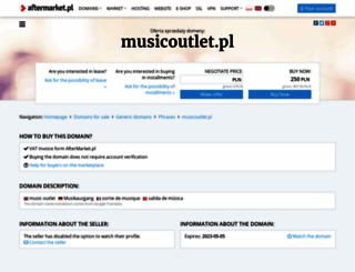 musicoutlet.pl screenshot