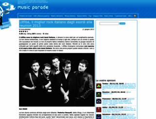 musicparade.it screenshot