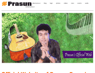musicprasun.com screenshot
