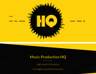 musicproductionhq.com screenshot