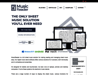 musicreader.net screenshot