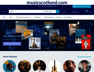 musicscotland.com screenshot