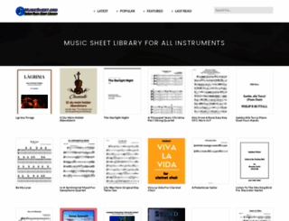 musicsheets.org screenshot