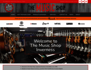 musicshopinverness.co.uk screenshot