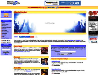 musicsocket.com screenshot
