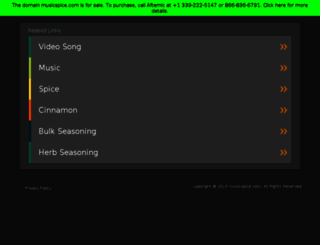 musicspice.com screenshot
