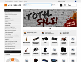 musicsquare.co.uk screenshot