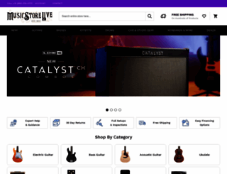 musicstorelive.com screenshot