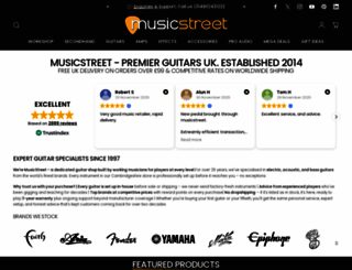 musicstreet.co.uk screenshot