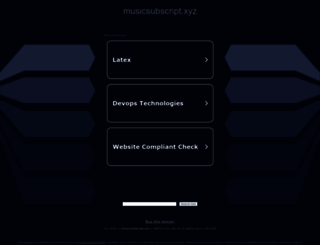 musicsubscript.xyz screenshot