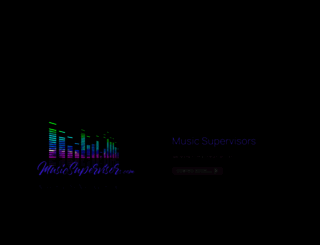 musicsupervisors.com screenshot