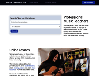 musicteacher.com screenshot