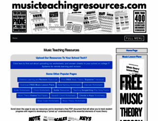 musicteachingresources.com screenshot