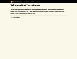 musictheorysite.com screenshot