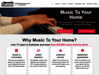 musictoyourhome.com screenshot