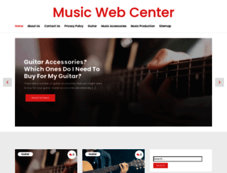 musicwebcenter.com screenshot