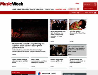 musicweek.com screenshot