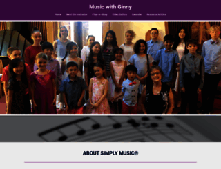 musicwithginny.com screenshot
