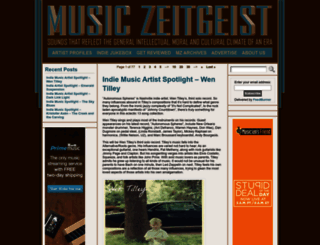 musiczeitgeist.com screenshot