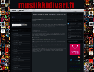 musiikkidivari.fi screenshot