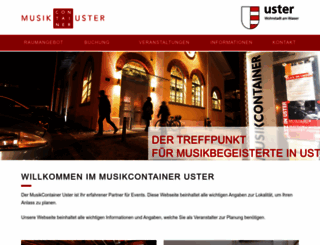musikcontainer-uster.ch screenshot