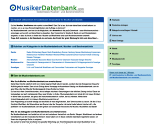 musikerdatenbank.com screenshot