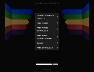 musikpressedienst.de screenshot