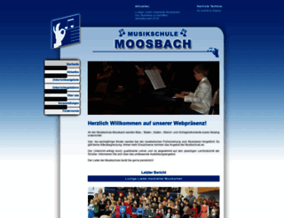 musikschule-moosbach.de screenshot