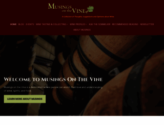 musingsonthevine.com screenshot