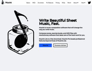 musink.net screenshot