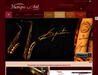 musique-et-art.com screenshot