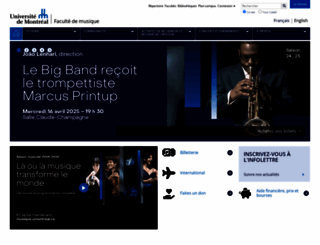 musique.umontreal.ca screenshot