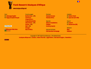 musiques-afrique.com screenshot
