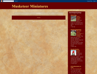 musketeerminiatures.blogspot.com screenshot