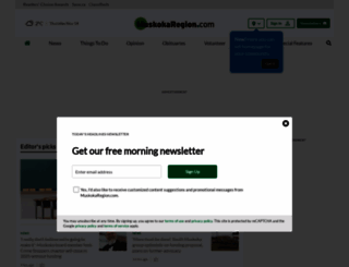 muskokan.com screenshot