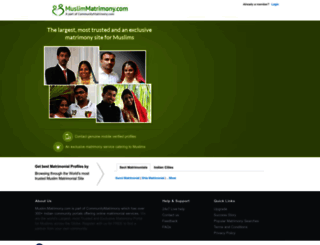 muslim.matrimony.com screenshot