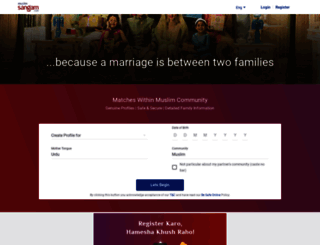 muslim.sangam.com screenshot