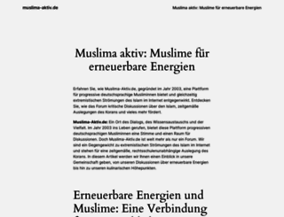 muslima-aktiv.de screenshot