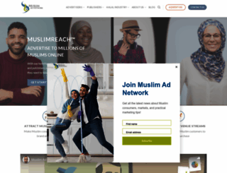 muslimadnetwork.com screenshot