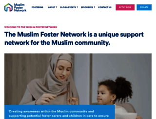 muslimfosternetwork.org.uk screenshot