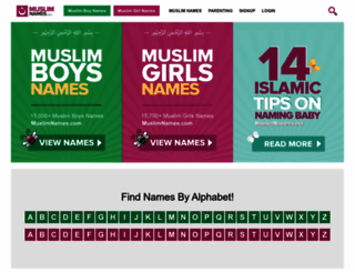 muslimnames.info screenshot