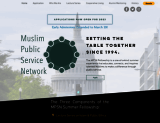 muslimpublicservice.org screenshot